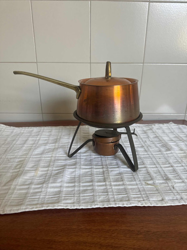 Ser Fondue Olla En Cobre