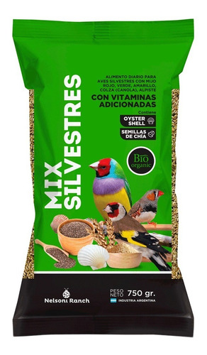 Mix Silvestres  Mezcla Semillas  X 750g  Nelsoni Ranch