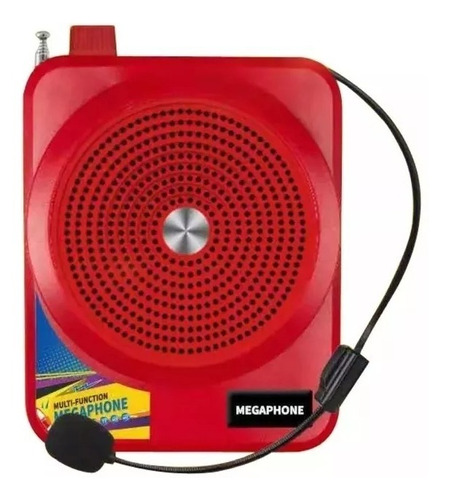 Megáfono Portátil Amplificador De Voz Parlante Radio Usb Sd