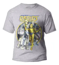 Comprar Playera Droids Star Wars Caricatura R2-d2 C-3po Boba Fett