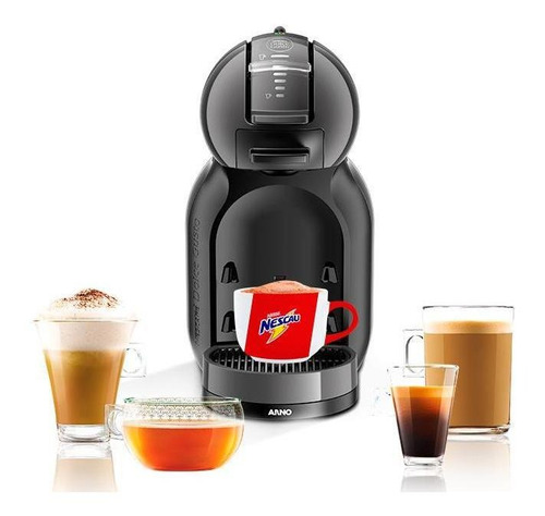 Cafeteira Nescafé Dolce Gusto Arno Mini Me automática preta para cápsulas monodose 127V