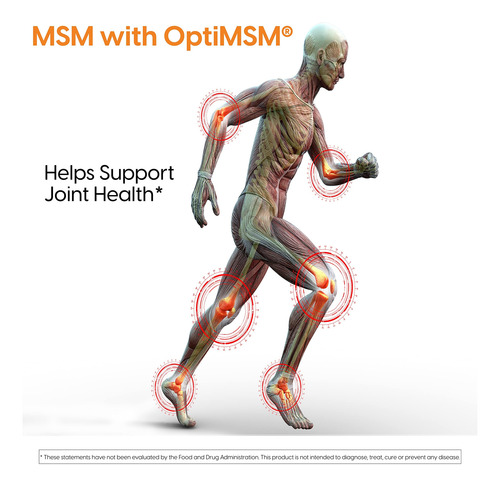 Suplemente Doctor's Best Msm Com Optimsm 1000 Mg 180 Cápsula