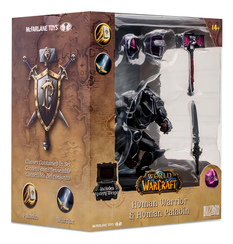 Human Warrior Paladin Epic Mcfarlane Toys World Of Warcraft