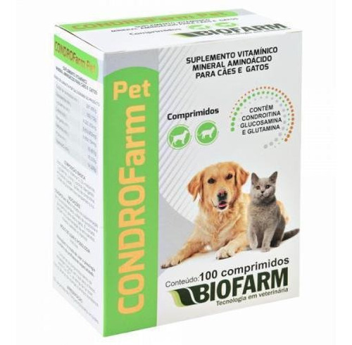 Condrofarm Pet Com 100 Comprimidos