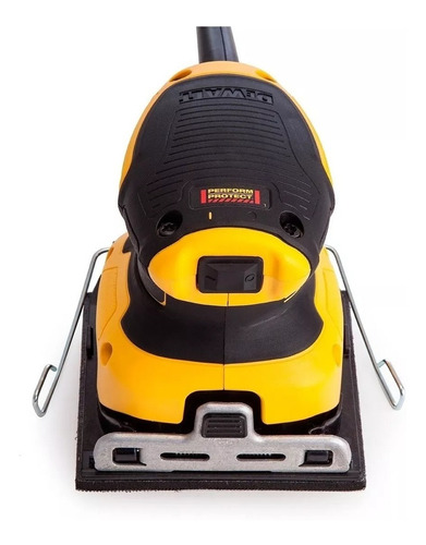 Lijadora Orbital 1/4hoja +bolsa Recolectora Dewalt Dwe6411b3 Color Amarillo Frecuencia 50 Hz/60 Hz