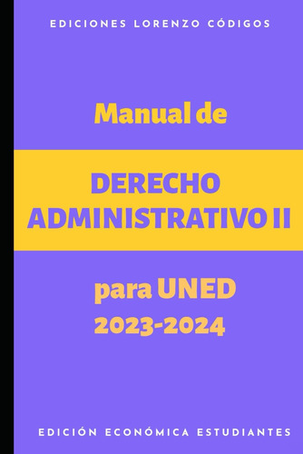 Libro: Manual De Derecho Administrativo Ii Para Uned : Ii De