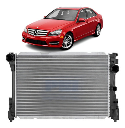 Radiador De Água Mercedes C180 C200 C250 2011-2014