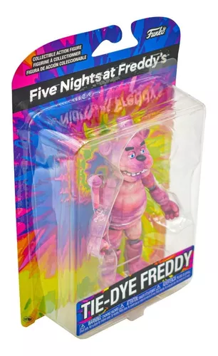 Tiedye Freddy 13 cm cinco noches en la figura de acción de Freddy