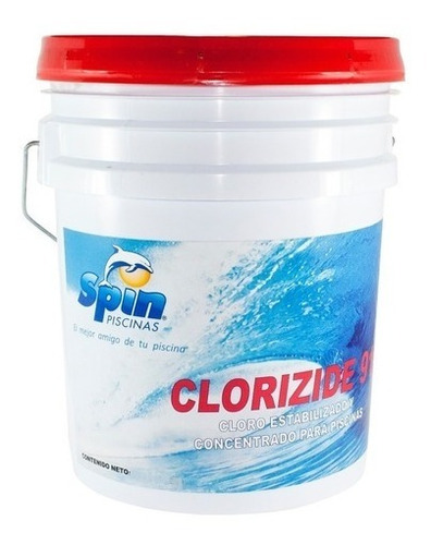 Spin Clorizide Tableta 3 Pulgadas Para Alberca (cloro) 20 Kg