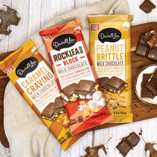 Chocolate Darrell Lea Rocklea Road Block 180grs (3 Piezas)