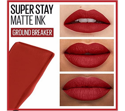 Imagen 2 de 8 de Labiales Maybelline Superstay Matte Ink, Larga Duración