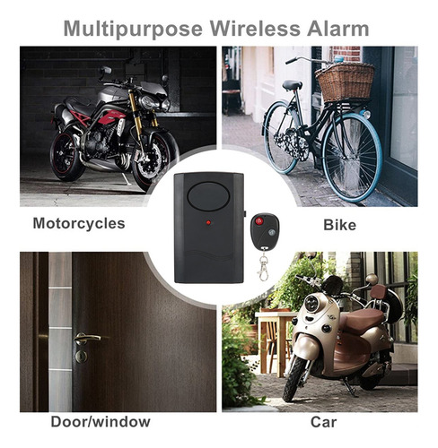 Sistema De Alarma, Control Remoto, Advertencia, Seguridad Pa