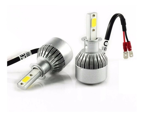 Imagen 5 de 5 de Kit Luces Turbo Led H3 Luz Led H3 Ampolletas H3 Led Auto Kit