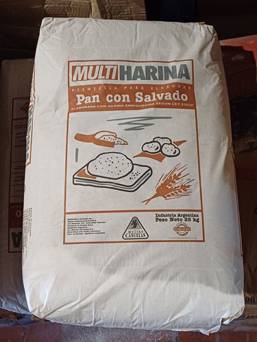 Multi Harina Premezcla Pan Con Salvado Molinos Cañuelas X 25