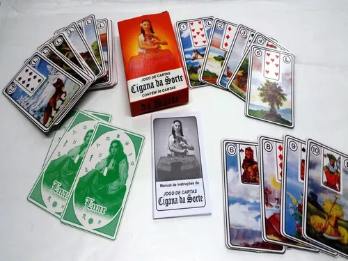 Tarô de Marselha, brinde (jogo de cartas Cigana da Sorte com 36 Cartas) -  Hobbies e coleções - Bairro Novo do Carmelo, Camaragibe 1251284137