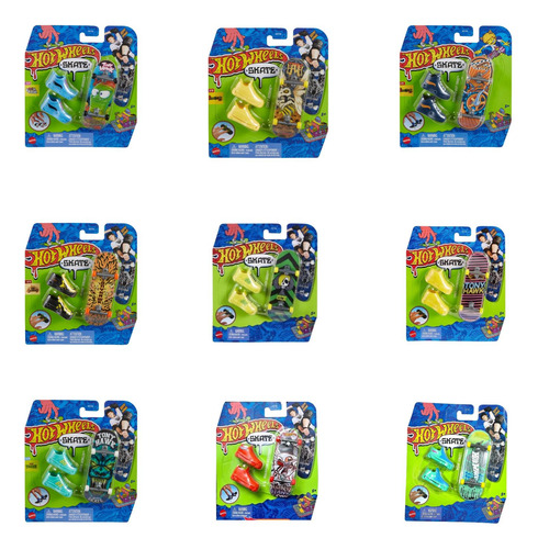 Hot Wheels Patineta Con Tenis De Skate