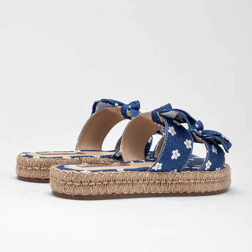 Sandalias Mujer Moramora 1156602 Marino Blanco 125-544
