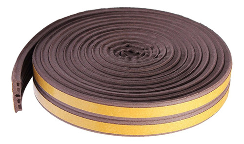 Tira Del Sello Del Excluidor De La Puerta E 9x4mm Marrón