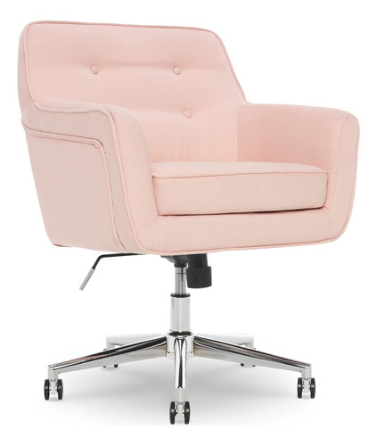 Serta Style Ashland - Silla De Oficina Para Casa, Color Rosa