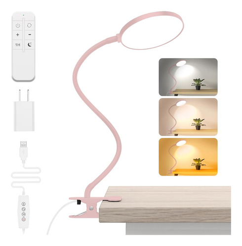 Luz De Lectura Con Control Remoto, Lámpara De Escritorio Led