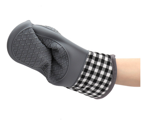H Guantes De Cocina De Silicona Y Algodón Resistentes Al