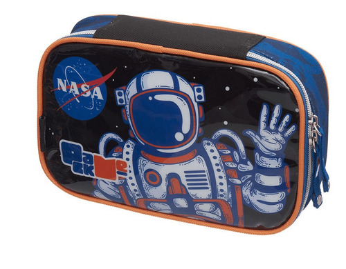 Estojo Com Divisória Pack Me Nasa Patch - U