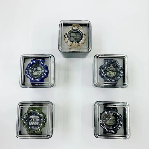 For 5 Relojes Deportivo En Caja Moda Tendencia Estudiante Regalo