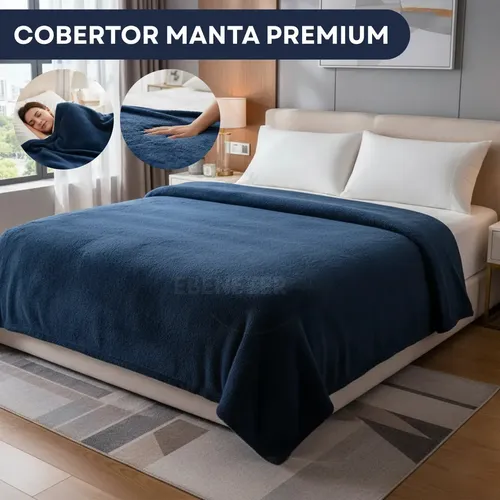 Coberta Manta Soft Casal Microfibra Mantinha Veludo Antialérgica Quentinha Pr...