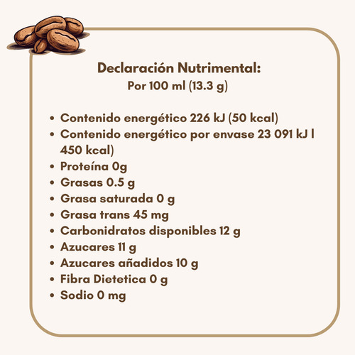 Base Para Frappe Frappe Mix Zaachila Sabor: Horchata C/nuez