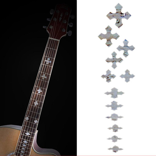Guitarra Etiqueta Adhesiva Diapasón Notas Cuello
