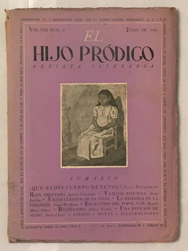 Revista El Hijo Prodigo Vol8 N°27 1945