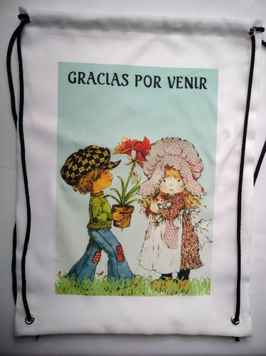 Mochilita De Tela Personalizada, 30x40, 30 Unidades