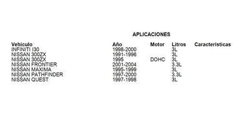 Tensor Distribucion Nissan 300zx 1994 3.0l Ina