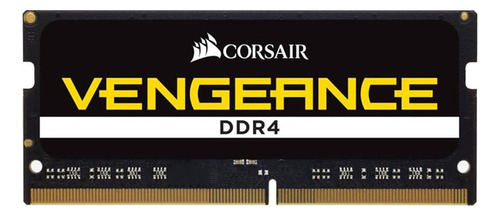 Memoria RAM Vengeance gamer color negro 16GB 1 Corsair CMSX16GX4M1A2400C16