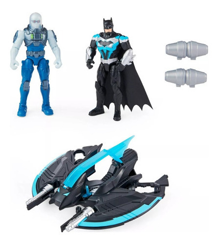 Figuras Batman Vs Mr. Freeze Con Avion