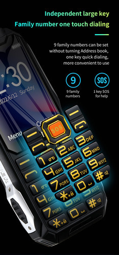 . . Teléfono Celular Dual Sim De Doble Modo De Espera De 2g Pa