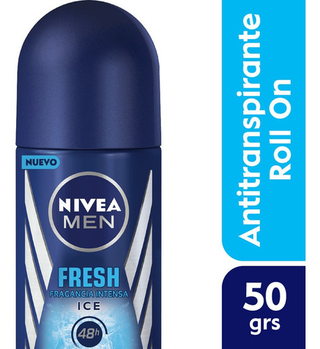 Antitranspirante Nivea Fresh Ice Roll On Men X 50 Ml