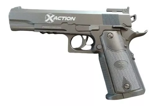 Pistola Aire Comprimido X-action Black 1911 + Balines + Co2