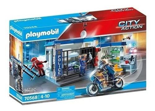 Imagen 1 de 5 de Playmobil 70568 Policía Escape De La Prisión 