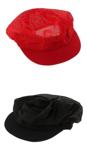 2x Gorros Chef Catering Bbq Catering Baker Mujer