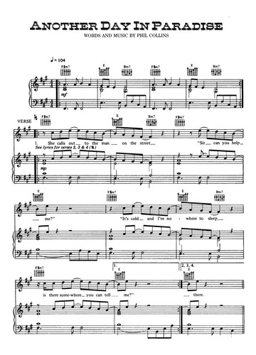 Libro De Partituras - Hits De Phil Collins *ver Descripción*