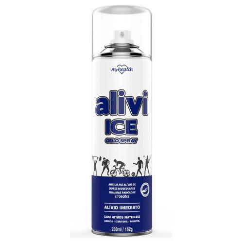 Gelo Spray Alivi Ice | Kit 12 Unidades Arnica - Denilson