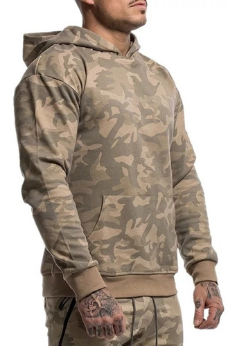 Sudadera Calientita, Importada Fitness Militar Camufla, Fit