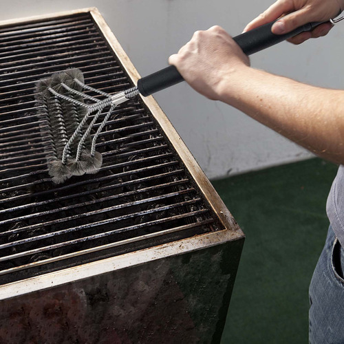 / Cepillo For Barbacoa De Acero Inoxidable I, Cepillo De