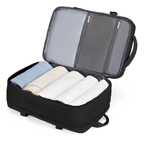 Mochila Anti Furto Notebook Saída Cabo Usb Fone Reforçada Cor Preto