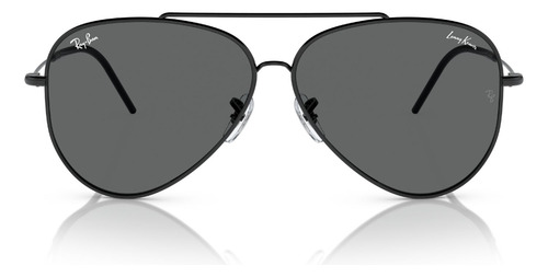 Lentes De Sol Rbr0101s Aviator Reverse Gris Oscuro Ray-ban