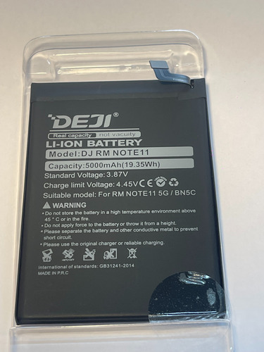 Bateria Para Xiaomi Bn5c Redmi Note 11 Pro Poco M4 Pro