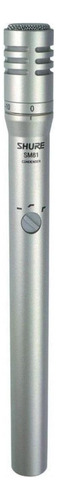Sm81-lc Microfono Shure Condensador Color Plateado