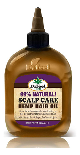 Difeel Aceite De Canamo 99% Natural Para El Cabello, Cuidado