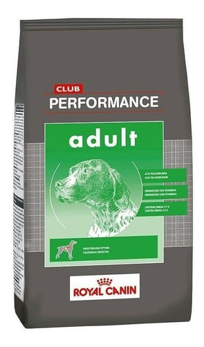 Imagen 1 de 5 de Alimento Royal Canin Club Performance Adult para perro adulto todos los tamaños sabor mix en bolsa de 20 kg